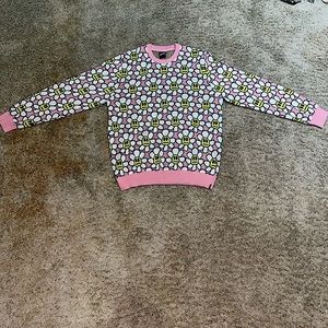 Pink A-Lab knit crewneck/sweater